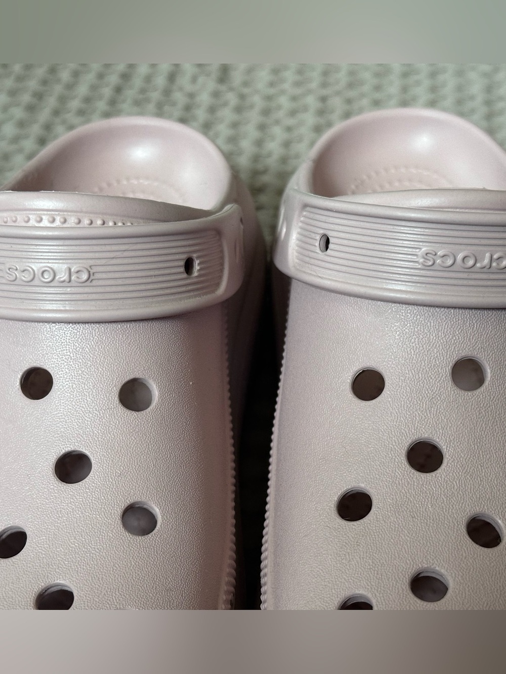 CROCS Crush Clog w/ Platform - Pale Pink - Picture 8 of 8